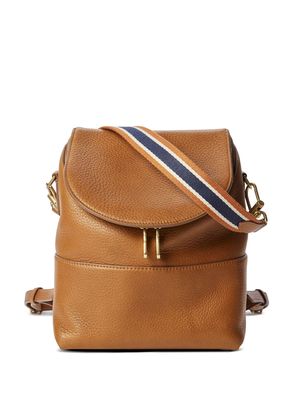 Shinola The Mini Pocket leather backpack - Brown