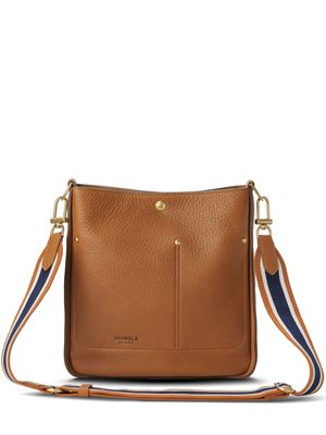 Shinola The Pocket leather crossbody bag - Brown