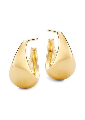 Shira 18K Gold-Plated Hoop Earrings