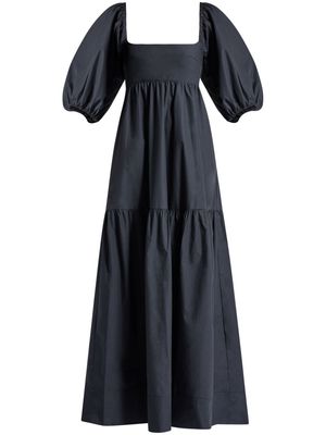 Shona Joy Josephine square-neck maxi dress - Black
