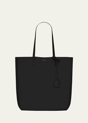 Shopping North- South Toy Tote Bag in Smooth Leather