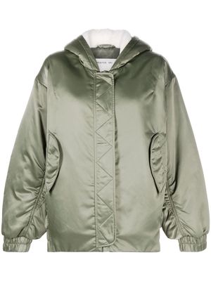 Shoreditch Ski Club hooded bomber jacket - Green