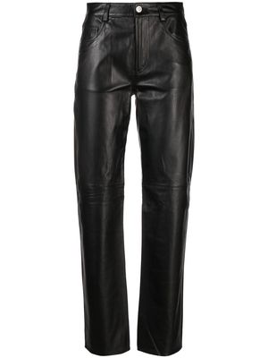 Shoreditch Ski Club Jada leather trousers - Black