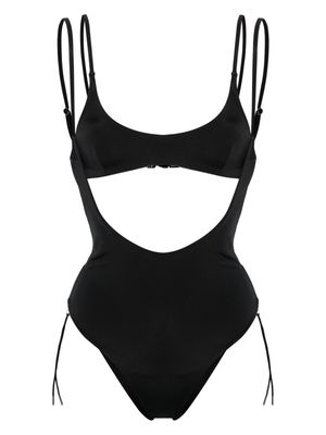 Shoreditch Ski Club Robbie scoop-neck swimsuit set - Black