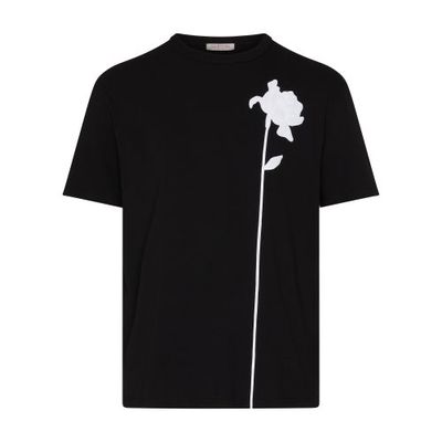 Short-sleeved embroidered t-shirt