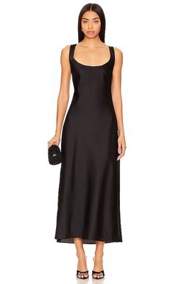 Show Me Your Mumu Serenade Slip Dress in Black