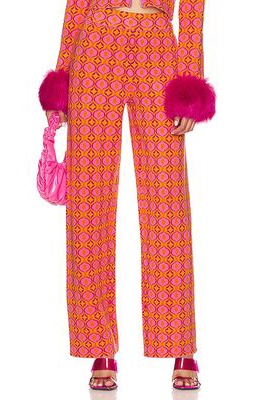 Show Me Your Mumu Zermatt Sweater Pant in Pink