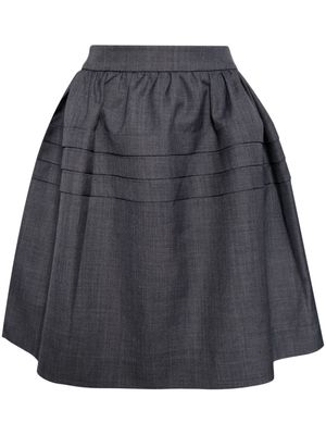 SHUSHU/TONG A-line midi skirt - Grey