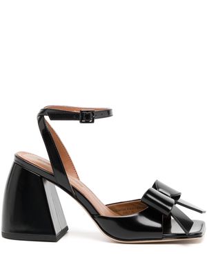 SHUSHU/TONG oversize-bow detail sandals - Black