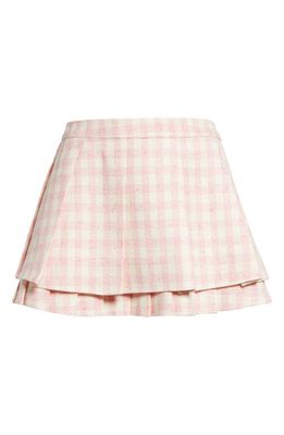 Shushu/Tong Pleated Miniskirt in Pink