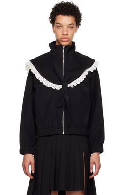 Shushu/Tong SSENSE Exclusive Black Sailor Collar Jacket