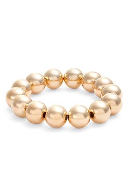 SHYMI Beaded Ball Stretch Bracelet in Gold 