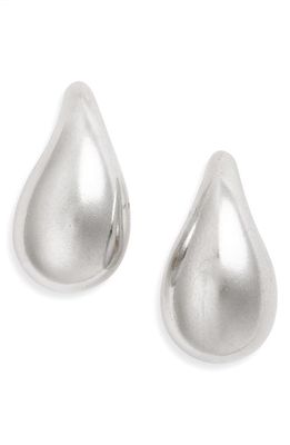 SHYMI Pointy Teardrop Earrings in Silver