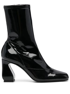 Si Rossi side-zip ankle boots - Black