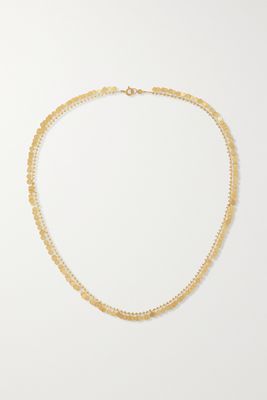 Sia Taylor - Fully Dotted 18-karat Gold Necklace - one size