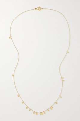 Sia Taylor - Tiny Random Dots 18-karat Gold Necklace - one size