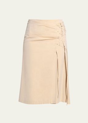 Siamo Lace-Up Skirt