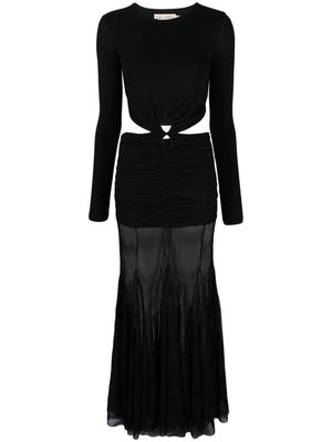 SIEDRES Anya cut-out maxi dress - Black