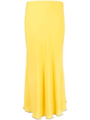 SIEDRES high-waisted midi skirt - Yellow