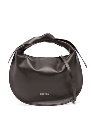 SIEDRES mini Margherita leather clutch bag - Brown