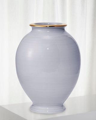Siena 11.8" Large Vase, Blue Haze
