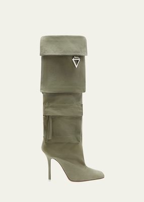 Sienna Slouchy Tube Stiletto Boots