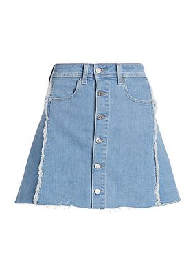Sierra Stretch Denim Miniskirt
