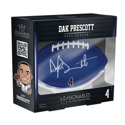 SIGNABLES Dak Prescott Dallas Cowboys Signature Series Collectible in Blue