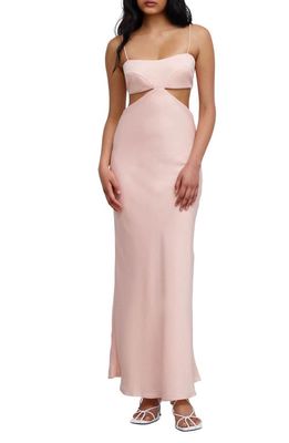 Significant Other Browning Cutout A-Line Gown in Sorbet