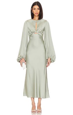 Significant Other Demi Midi Dress in Sage