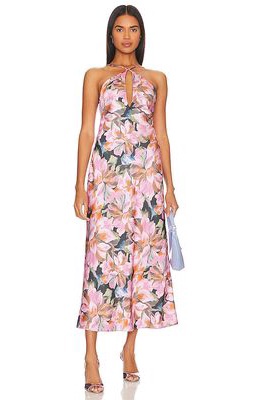 Significant Other Louisa Midi Dress in Rose