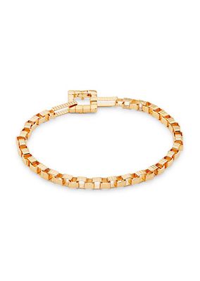 Signore 18K-Gold-Plated Slim Chain Bracelet