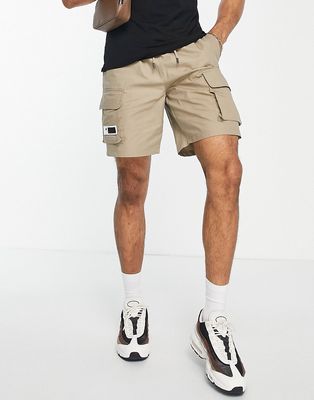 Siksilk cargo shorts in beige-Neutral