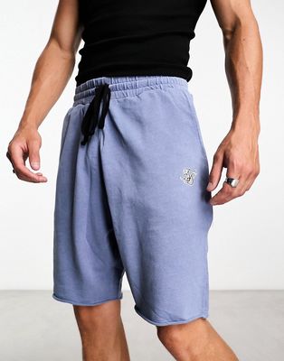 Siksilk relaxed shorts in blue