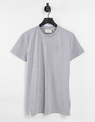 SikSilk smart essentials t-shirt in gray-Grey