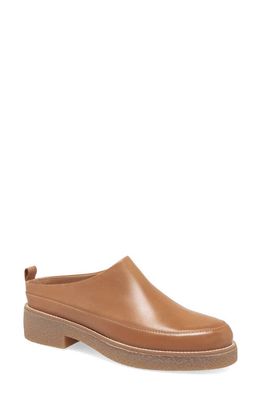 Silent D Flora Clog in Tan Leather