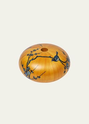 Silk Road Bird Marquetry Vase