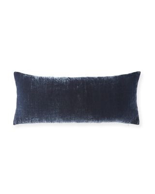 Silk Velvet Decorative Pillow, 15" x 36"