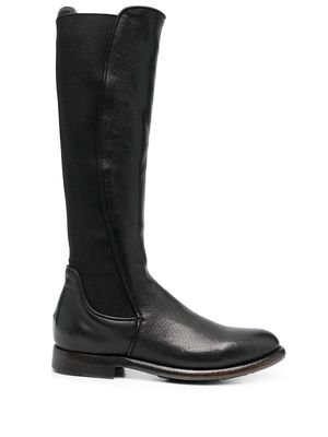 Silvano Sassetti knee-high leather boots - Black