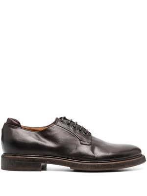 Silvano Sassetti lace-up leather derby shoes - Brown