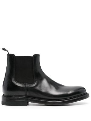 Silvano Sassetti leather Chelsea boots - Black