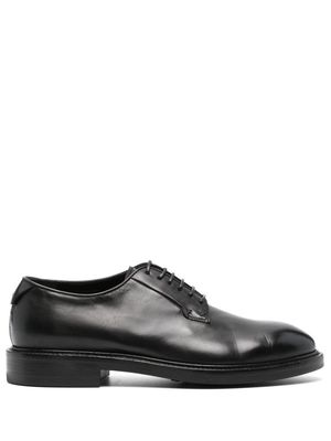 Silvano Sassetti polished leather oxford shoes - Black