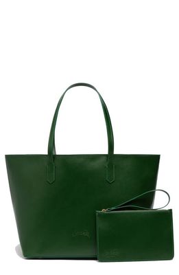 Silver & Riley Manila Leather Carryall Tote Bag in Green