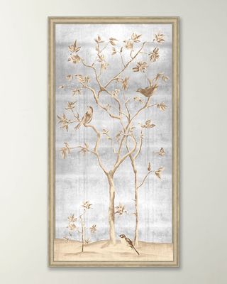 Silver Chinoiserie 1 Giclee