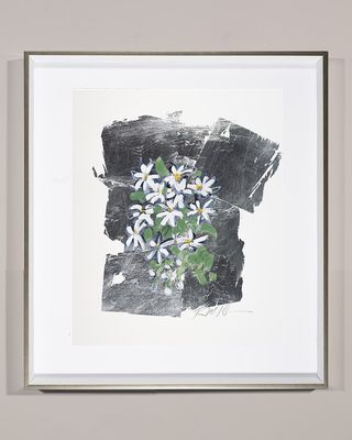 'Silver Flower Daisy' Wall Art