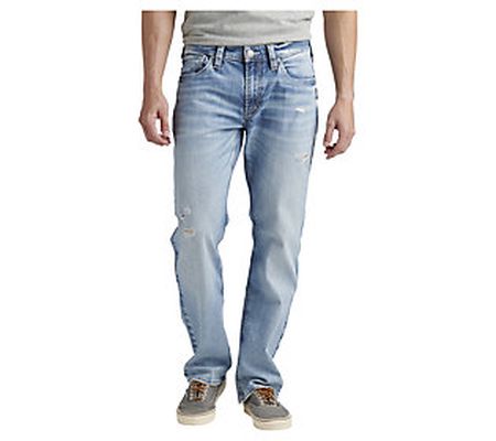 Silver Jeans Co. Allan Classic Fit Straight Leg Jeans-RAS107
