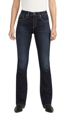 Silver Jeans Co. Avery Curvy Fit High Waist Slim Bootcut Jeans in Indigo