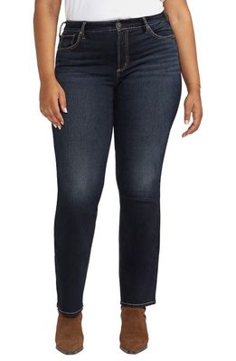 Silver Jeans Co. Avery Curvy High Waist Bootcut Jeans in Indigo