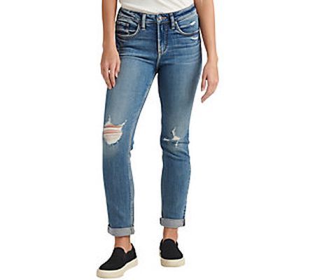 Silver Jeans Co. Beau Mid Rise Slim Leg Jeans-S C259