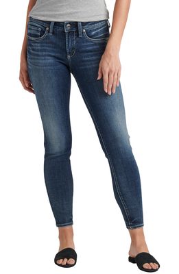 Silver Jeans Co. Britt Low Rise Skinny Jeans in Indigo